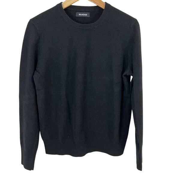 Naadam Cashemere Sweater Black Men Size Small - Picture 1 of 11